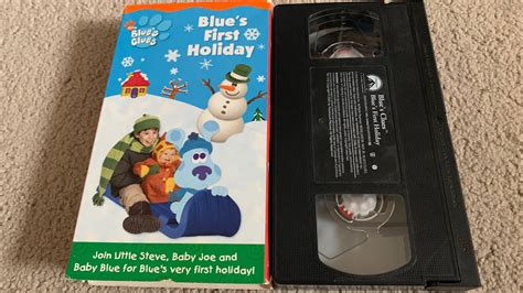 Opening To Blues Clues Blues First Holiday 2003 Vhs Youtube