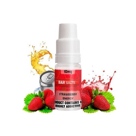 Bar Nic Salts Strawberry Energy 10ml 10 Mg E Liquid