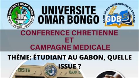 Conférence à Luniversité Omar Bongolibreville Youtube