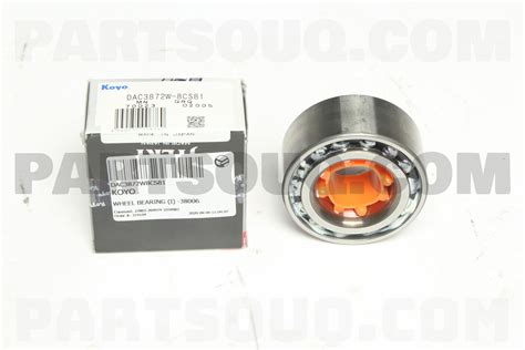 WHEEL BEARING (I) -38006 DAC3872W8CS81 | KOYO Parts | PartSouq