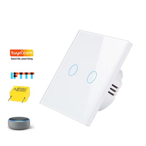 Buy Wifi Smart Light Wall Touch Switch 2 Gang Techaccess Shop