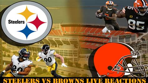 Pittsburgh Steelers Vs Cleveland Browns Week 11 Live Reactions Youtube