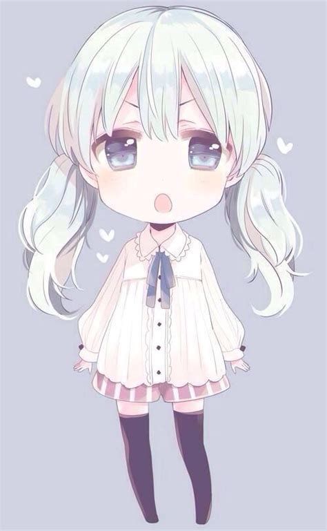 Looks Like Mini Miku But Not Loli Kawaii Kawaii Chibi Cute Anime