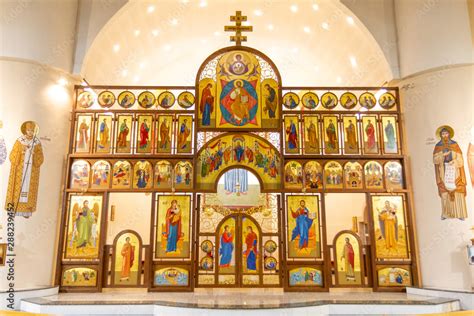 Secovska Polianka Slovakia 2019 8 22 The Iconostasis In The Greek