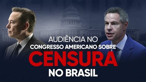 Ao Vivo Audi Ncia No Congresso Americano Sobre Liberdade No Brasil