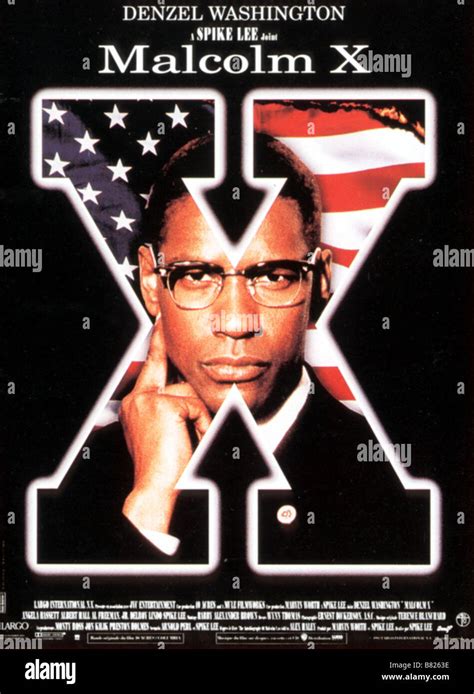 Malcolm x movie poster hi-res stock photography and images - Alamy