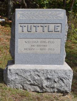 William Tuttle Memorial Find A Grave