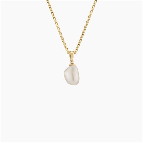 Baroque Freshwater Cultured Pearl Necklace Brilliant Earth