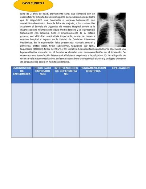 Caso Clínico 4 nursing apuntes uDocz