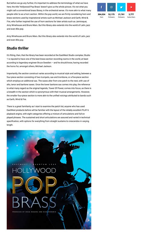 Hollywood Pop Brass Vst Plugin Eastwest