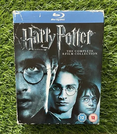 HARRY POTTER BLU Ray Complete 8 Film Collection 11 Discs 100 Complete