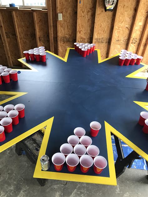 How To Set Up A Beer Pong Table Homemade Beer Pong Table Plans You