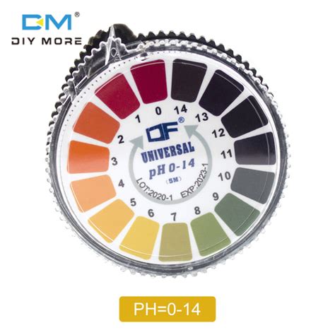 Diymore Ph Paper Ft Alkaline Acid Indicator Meter Test Strip