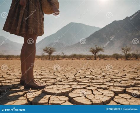 Drought in the world stock illustration. Illustration of rock - 292260320