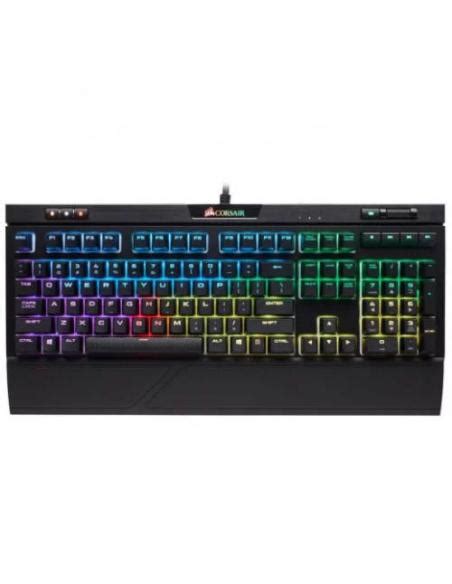 TECLADO CORSAIR GAMING STRAFE RGB MK 2 CHERRY MX RED