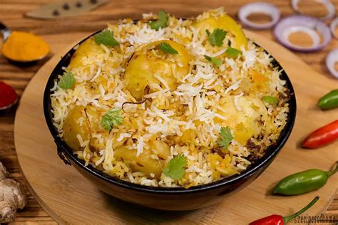 Egg Biryani Recipe How To Make Egg Biryani In Cooker Dum Style