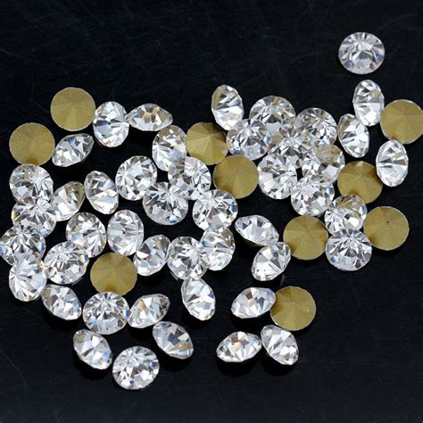 Chatons Crystal Clear Pointed Back Rhinestones Bling Etsy