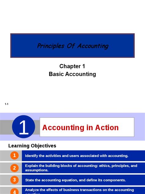 Chapter 1 Accounting In Action Pdf Balance Sheet Equity Finance