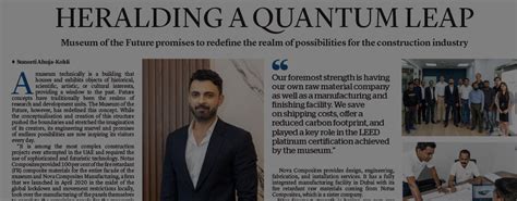 Heralding A Quantum Leap The Khaleej Times Interviews Our Ceo Mihir Shah