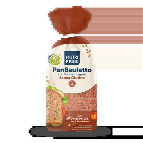 Pan Bauletto Con Farina Integrale NutriFree GlutenFree BIOMONDOshop