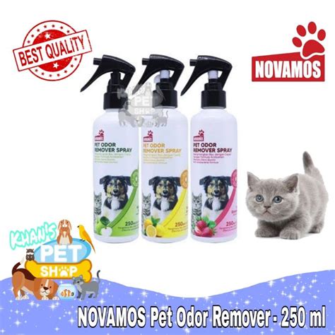 Jual Novamos Penghilang Bau Kotoran Kucing Anjing Ml Shopee