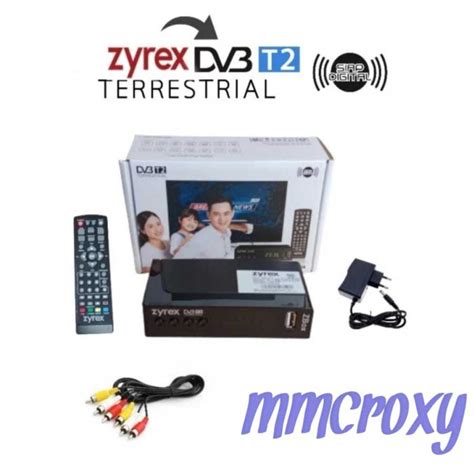 Jual Set Top Box Zyrex STB DVB T2 ZBOX STB TV DIGITAL