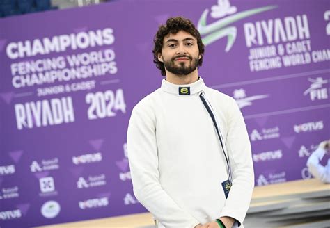 CAMPIONATI DEL MONDO CADETTI E GIOVANI RIYAD 2024 NICOLÒ DEL CONTRASTO