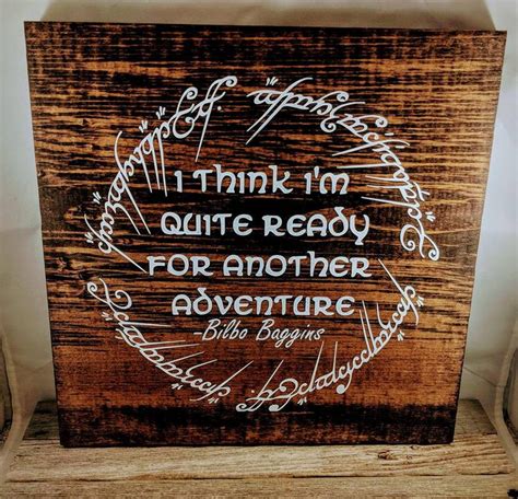 Lord of the Rings Bilbo Baggins Adventure Wedding Sign | Etsy | Bilbo baggins, Nerd wedding ...