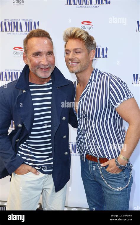 Jochen Bendel Matthias Pridoehl Premiere Of The Musical Mamma Mia At