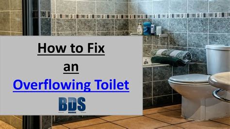 Ppt How To Fix Overflowing Toilet Powerpoint Presentation Free