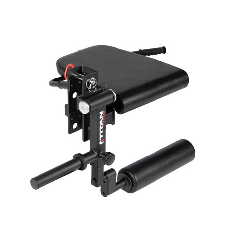 Titan Series Rack Mounted Leg Curl And Extensions Attachment Titan