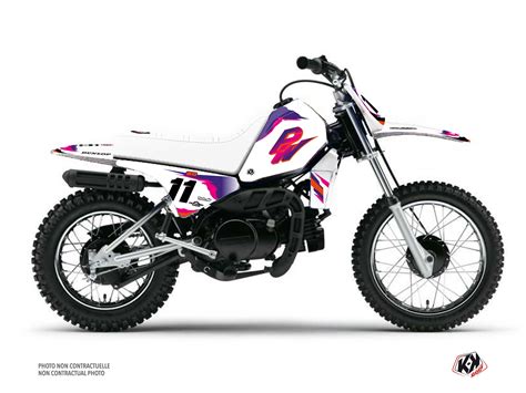 Yamaha Pw 80 Dirt Bike Fifty Graphic Kit White Kutvek Kit Graphik