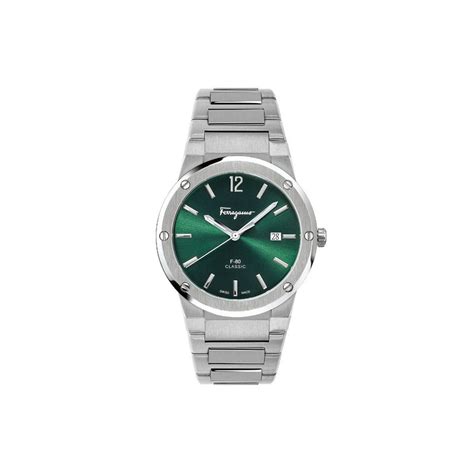 Buy Salvatore Ferragamo Analog Green Dial Men Watch Sfdt Online