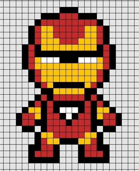 Spiderman Pixel Art Spiderman Gifts Graph Paper Drawings Graph Paper ...