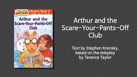 영어책 읽기Reading Aloud Arthur Chapter Book 2 Arthur and the Scare Your