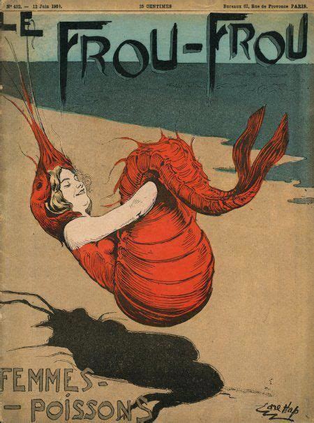 Langoustine Lobster With Images Mermaid Art Vintage Mermaid