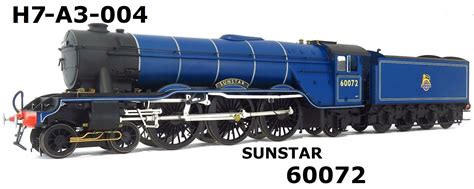 Heljan H7 A3 004 O Gauge A3 60072 Sunstar In Br Express Blue Livery Olivias Emporium