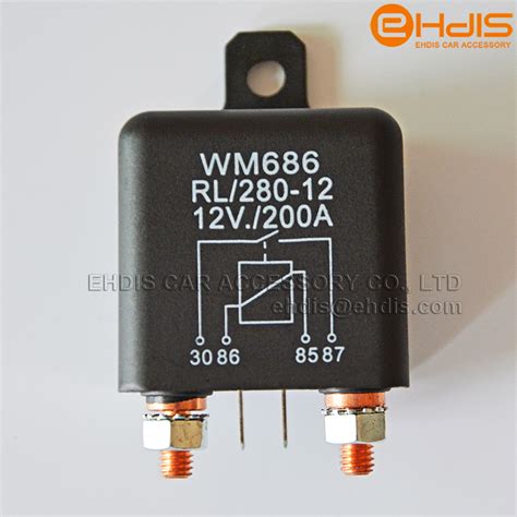 Купить Реле контактор реле Сверхмощный 12v 24vdc 200А реле стартера ...
