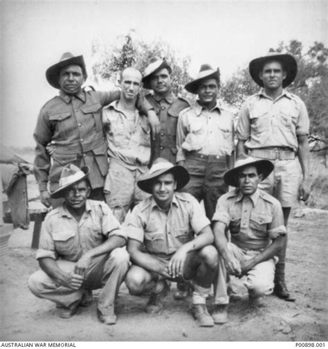 Informal Group Portrait Of Members Of The 2 18th Australian Field