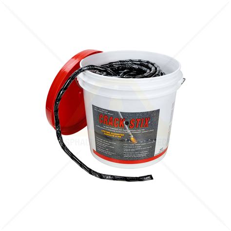 125ft X 1 2in Black Crack Stix Bucket Easy Asphalt Repair For Medium Cracks For Sale Asphalt