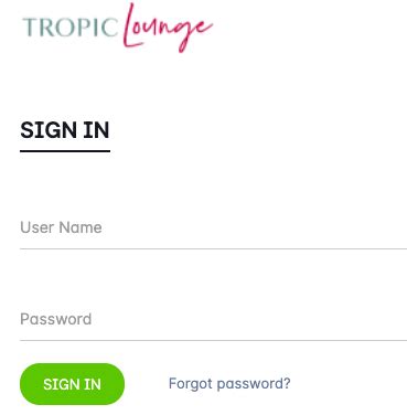 Tropic Ambassador Lounge Login @tropicambassadors.com