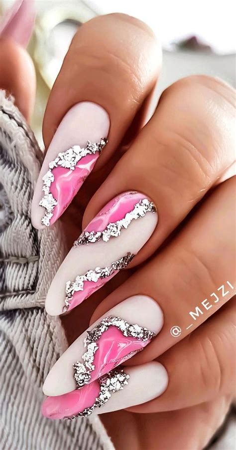 Top Pink And Silver Nail Designs For That Are A Must Try