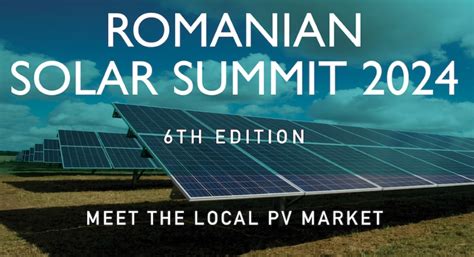 Romanian Solar Summit 2024 On 16 May 2024 At Crowne Plaza Hotel