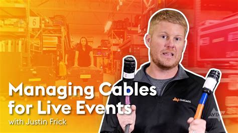 Managing Cables For Live Events Youtube