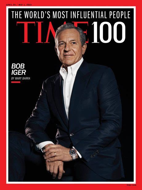 Bob Iger Is Named Among TIMEs 100 Most Influential People In The World