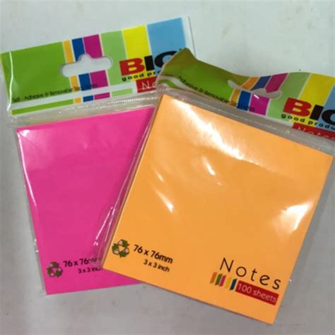 Jual Sticky Note X Mm Memo Tempel Big Tumpuk Shopee Indonesia