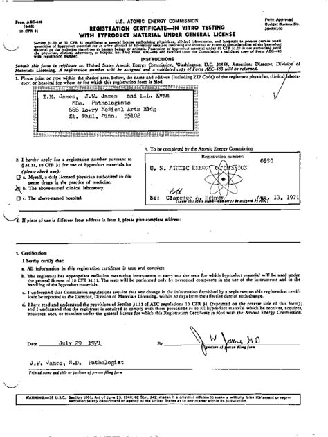 Fillable Online 31 11 General License For Use Of Byproduct Material For