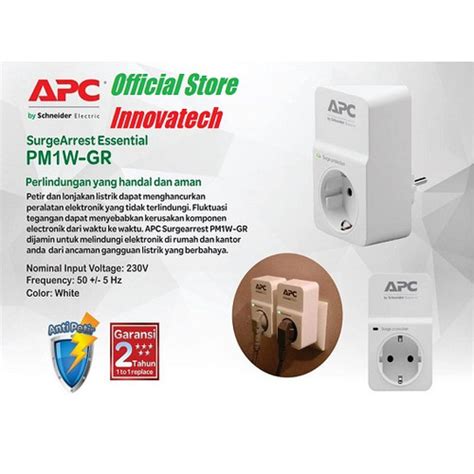 Promo Apc Surge Protector Pm Wgr Pm W Gr Colokan Anti Petir Cicil