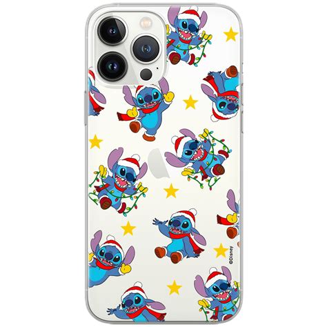 Etui Disney dedykowane do Iphone 14 PRO wzór Stich 011 oryginalne i