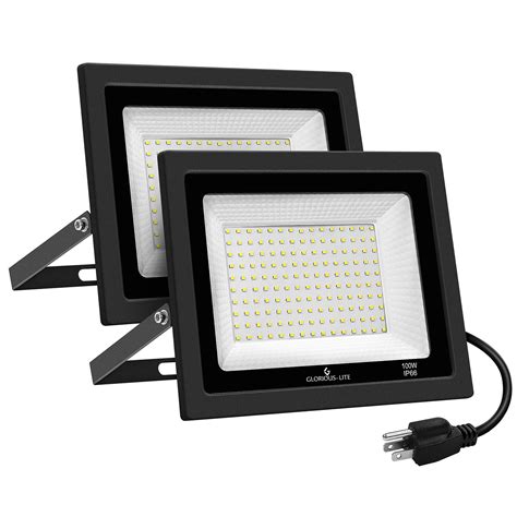 Glorious Lite Led Flood Light Outdoor Pack W Led Work Light Lm